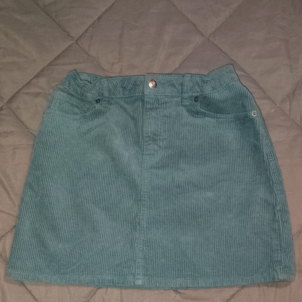 Cat & Jack Green A-Line Mini Skirt Casual